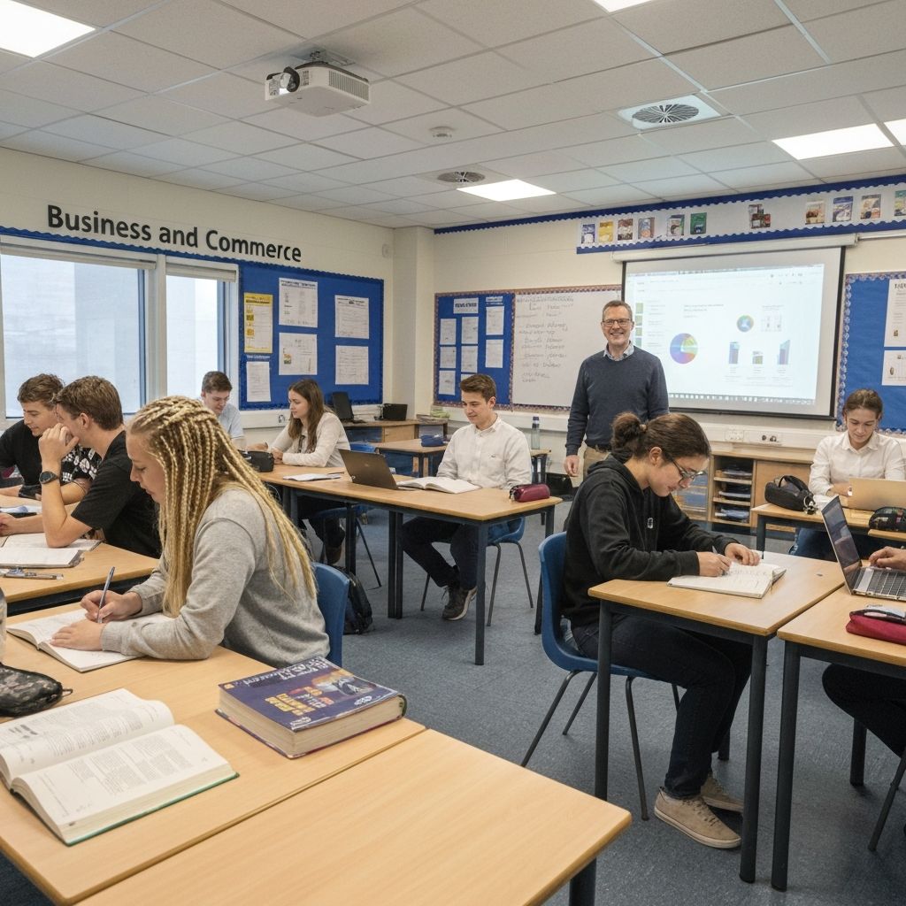 Commerce classroom at Dungsam Academy